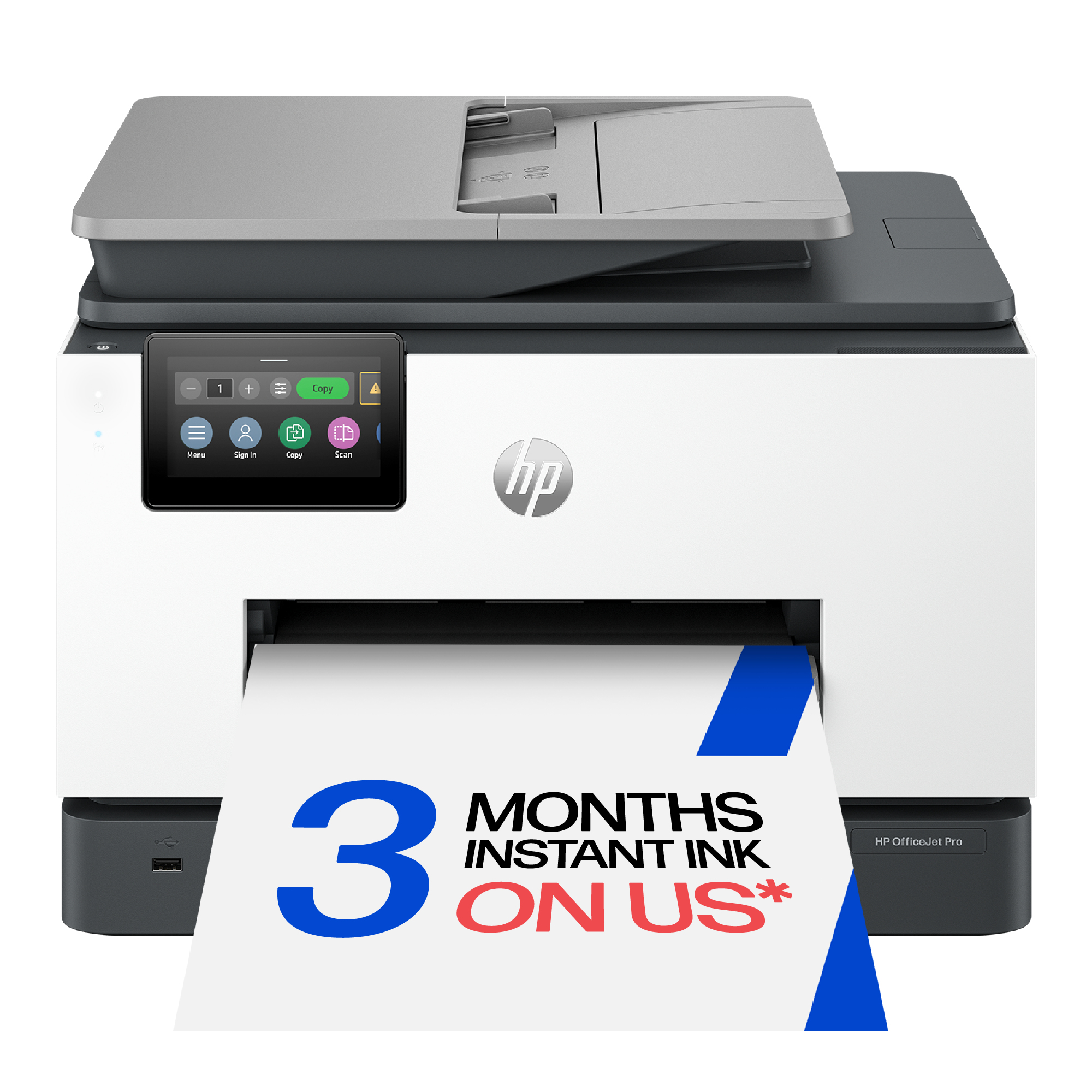 HP OfficeJet Pro 9132e Wireless All-in-One Color Printer, Instant Ink; Two-sided printing