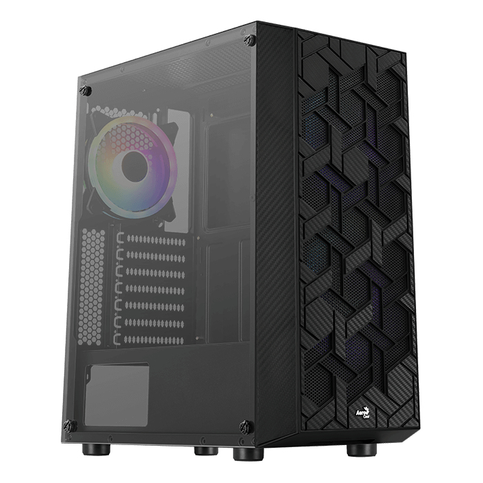 Image of Aerocool Hive-G-BK-v1 Midi Tower