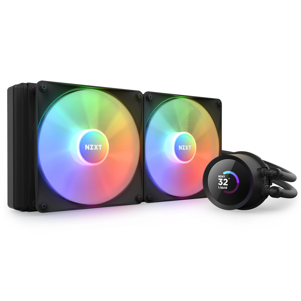 Image of NZXT Kraken 280 RGB Processor All-in-one liquid cooler 14 cm Black...