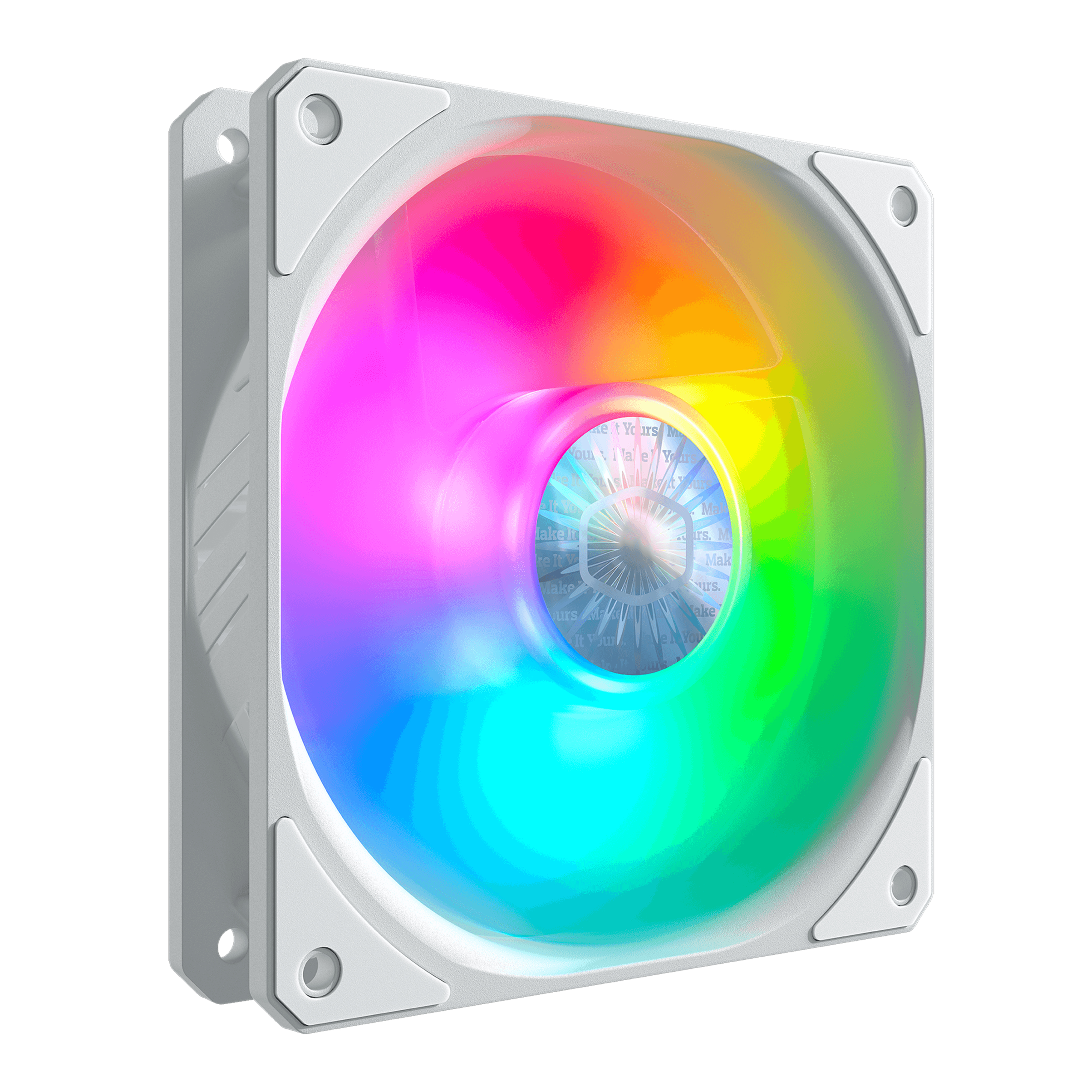 Image of Cooler Master SickleFlow 120 ARGB White Edition 3 In 1 Computer...