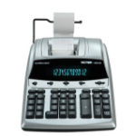 Victor Technology 1240-3A calculator Desktop Printing Silver