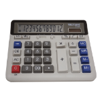 Victor Technology 2140 calculator Desktop Display Black, Blue, Gray, White