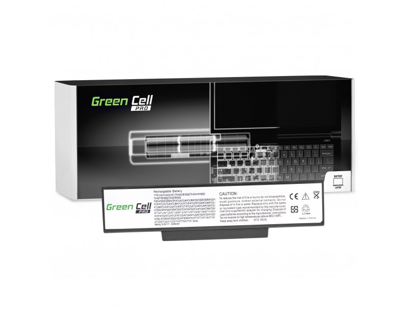 AS06PRO GREEN CELL Battery PRO A32-K72 for Asus K72 K73 N71 X73 Models