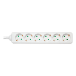 Deltaco GT-0601 power extension 3 m 6 AC outlet(s) Indoor White