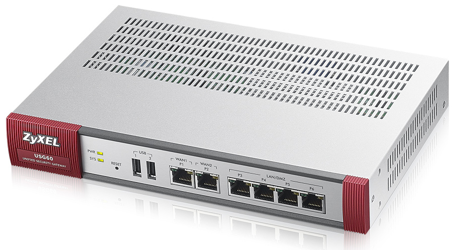 Zyxel USG60 UTM hardware firewall