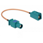 DeLOCK 89660 coaxial cable RG-316 0.2 m FAKRA Z Brown, Green