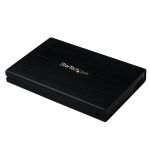 StarTech.com S2510BMU33 storage drive enclosure HDD enclosure Black 2.5" USB powered