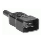 Mercodan 941234 electrical power plug C20 Black