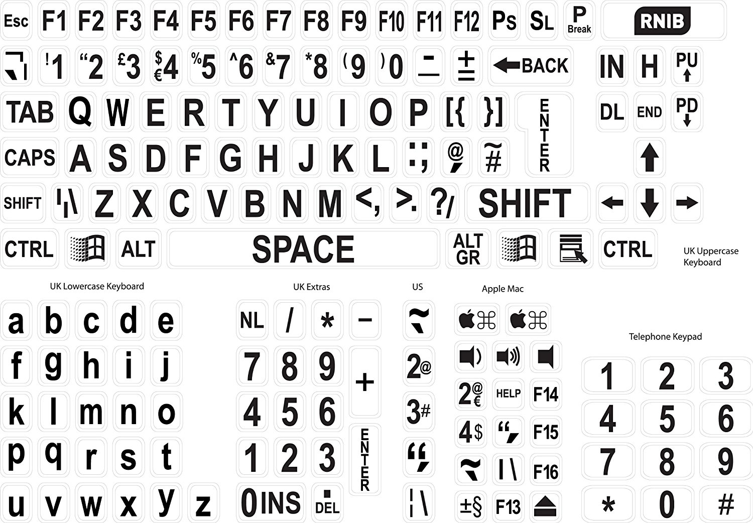 Image of Hypertec A-STW-BW input device accessory Keyboard cover