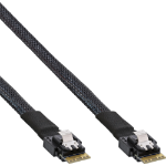 InLine Slim SAS cable, SFF-8654 to SFF-8654, 24Gb/s, 0.5m
