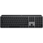 Logitech MX Keys S for Mac keyboard Office RF Wireless + Bluetooth QWERTZ German Aluminium, Black