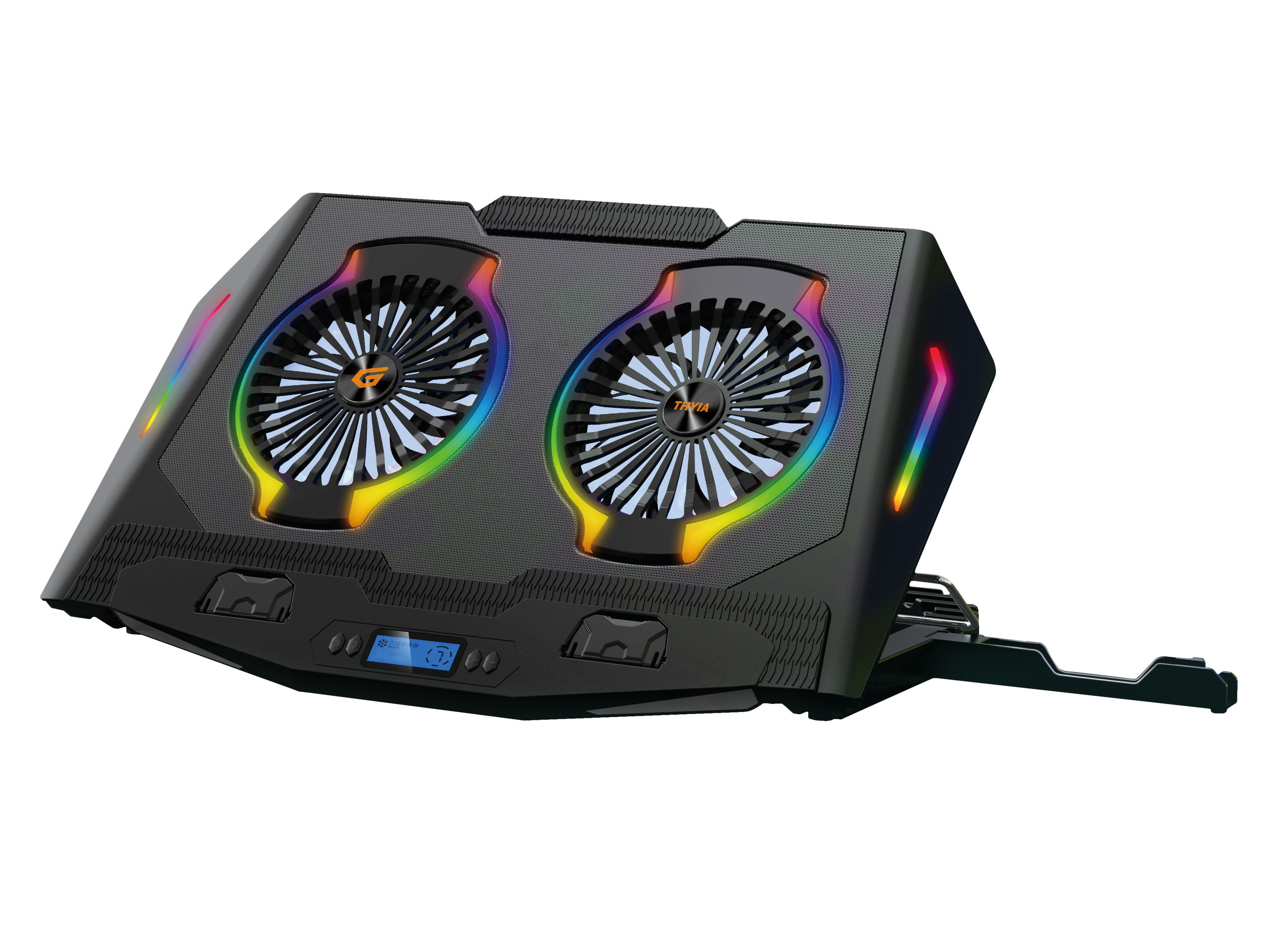 Image of Conceptronic THYIA ERGO 2-Fan Gaming Laptop Cooling Stand