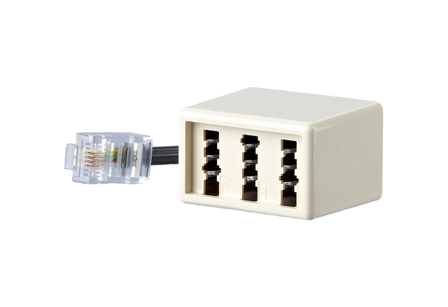 Image of METZ CONNECT 130450440101-E telephone splitter White