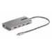 StarTech.com USB-C Triple-Monitor Multiport Adapter, Dual 4K 60Hz + 4K 30Hz HDMI & DisplayPort, 4-Port USB Hub, 100W PD Pass-Through, GbE, SD/MicroSD Card Readers