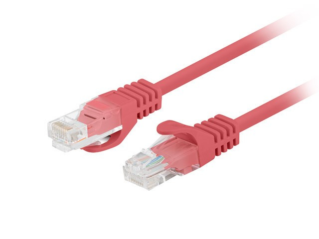 Lanberg PCU6-20CC-0050-R networking cable Red 0.5 m Cat6 U/UTP (UTP)