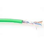 ACT CAT5E F/UTP LSZH soepel patch groen 100 m