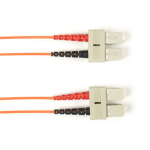 Black Box 1m SC-SC fibre optic cable OM1 Multicolour, Orange