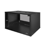 LogiLink W06C55B rack cabinet 6U Wall mounted rack Black