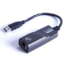 JLC S57 USB (Male) to RJ45 (Female) Adapter - Black