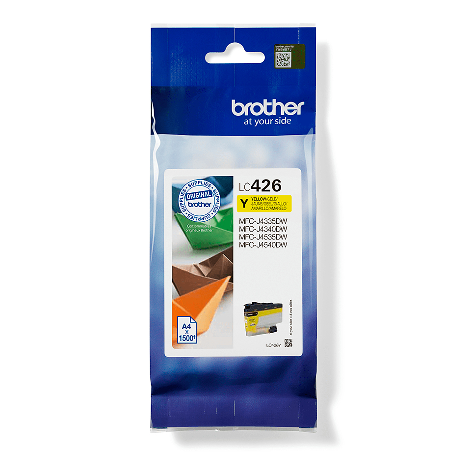 Image of Brother LC-426Y Ink cartridge yellow, 1.5K pages ISO/IEC 19752 for...