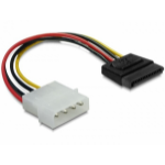 DeLOCK 15pin SATA > 4pin straight Cable 0.06 m