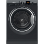 Hotpoint 10kg Washing Machine Freestanding Black With Steam A-rated