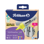 Pelikan Textmarker 490 eco marker 6 pc(s) Chisel tip Multicolour