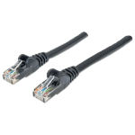 Intellinet Network Patch Cable, Cat6, 20m, Black, CCA, U/UTP, PVC, RJ45, Gold Plated Contacts, Snagless, Booted, Lifetime Warranty, Polybag