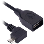 BRobotix 097242 cable USB 0.1 m USB 2.0 Micro-USB B USB A Negro