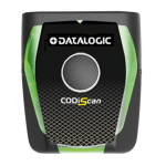 Datalogic CODiScan, BT, 2D, SR, BT (BLE), black, green