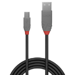 Lindy 36725 USB-kabel USB 2.0 5 m USB A Mini-USB B Zwart
