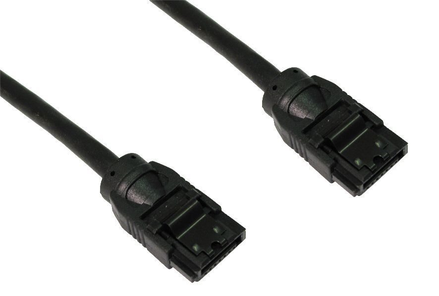 Cables Direct Black Sata 3.0 45Cm Sata Cable 0.45 M Sata 7-Pin