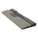 Contour Design SliderMouse Pro Wireless with Slim wrist rest in fabric Light Grey