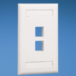 Panduit NK2FBL wall plate/switch cover Black