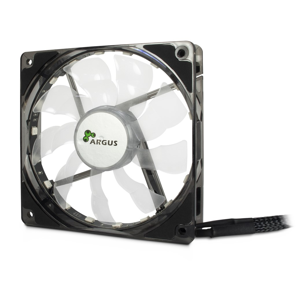 Image of Inter-Tech L-12025 Aura Computer case Fan 12 cm Black
