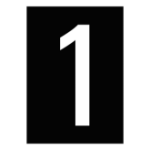 Brady Numbers & letters DIN A4 size