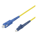 Deltaco LCSC-810 InfiniBand/fibre optic cable 10 m 2x LC 2x SC Yellow