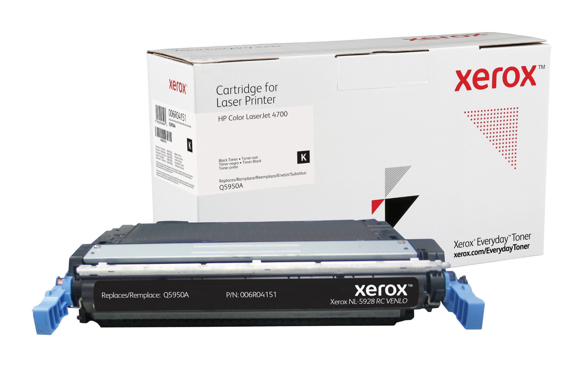 Xerox 006R04151 Toner cartridge black, 11K pages (replaces HP 643A/Q5950A) for HP Color LaserJet 4700