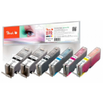 Peach PI100-294 ink cartridge 6 pc(s) Black, Cyan, Magenta, Photo black, Yellow