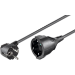 Microconnect PE140500 power cable Black 5 m Power plug type E+F Schuko