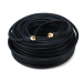 Monoprice RG6/RG6, 30.48 m coaxial cable Black