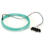 Black Box FOPT50M3-SC-6AQ-3 InfiniBand/fibre optic cable 3 m 6x SC OFNR OM3 Aqua colour