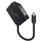 ALOGIC MDP-VGDVHD-ADP video cable adapter 9.84" (0.25 m) Mini DisplayPort HDMI, DVI, VGA Black