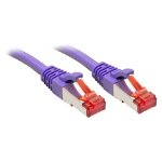 Lindy Rj45/Rj45 Cat6 2m networking cable Violet S/FTP (S-STP)