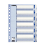Esselte 100139 tab index Numeric tab index Polypropylene (PP) Blue, White