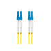Lanberg FO-LULU-SD11-0010-YE fibre optic cable 3 m LC G.657.A1 Yellow