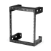 StarTech.com 12U 19" Wall Mount Network Rack - 12" Deep 2 Post Open Frame Server Room Rack for Data/AV/IT/ Communication/Computer Equipment/Patch Panel w/Cage Nuts & Screws 200lb Capacity