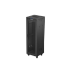 Lanberg FF01-6637-23BL rack 37U Vrijstaande rek Zwart