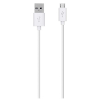 Belkin 1.2m USB 2.0 - microUSB m/m USB cable 47.2" (1.2 m) USB A Micro-USB B White