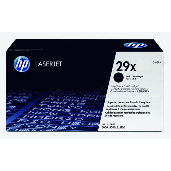 Image of HP C4129X/29X Toner cartridge black, 10K pages ISO/IEC 19752 for...